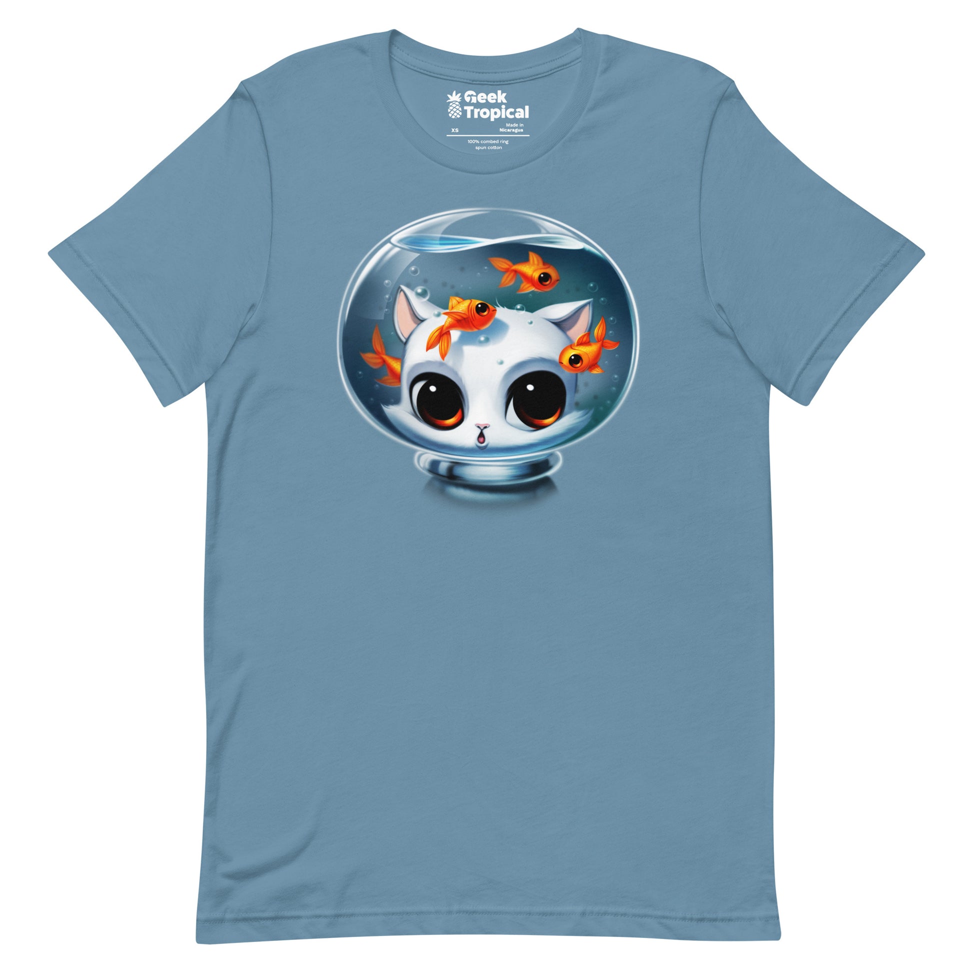 Castronaut Cat T-Shirt Geek Nerd Advertise to Meta Animal Patterns Design by Tobe Fonseca