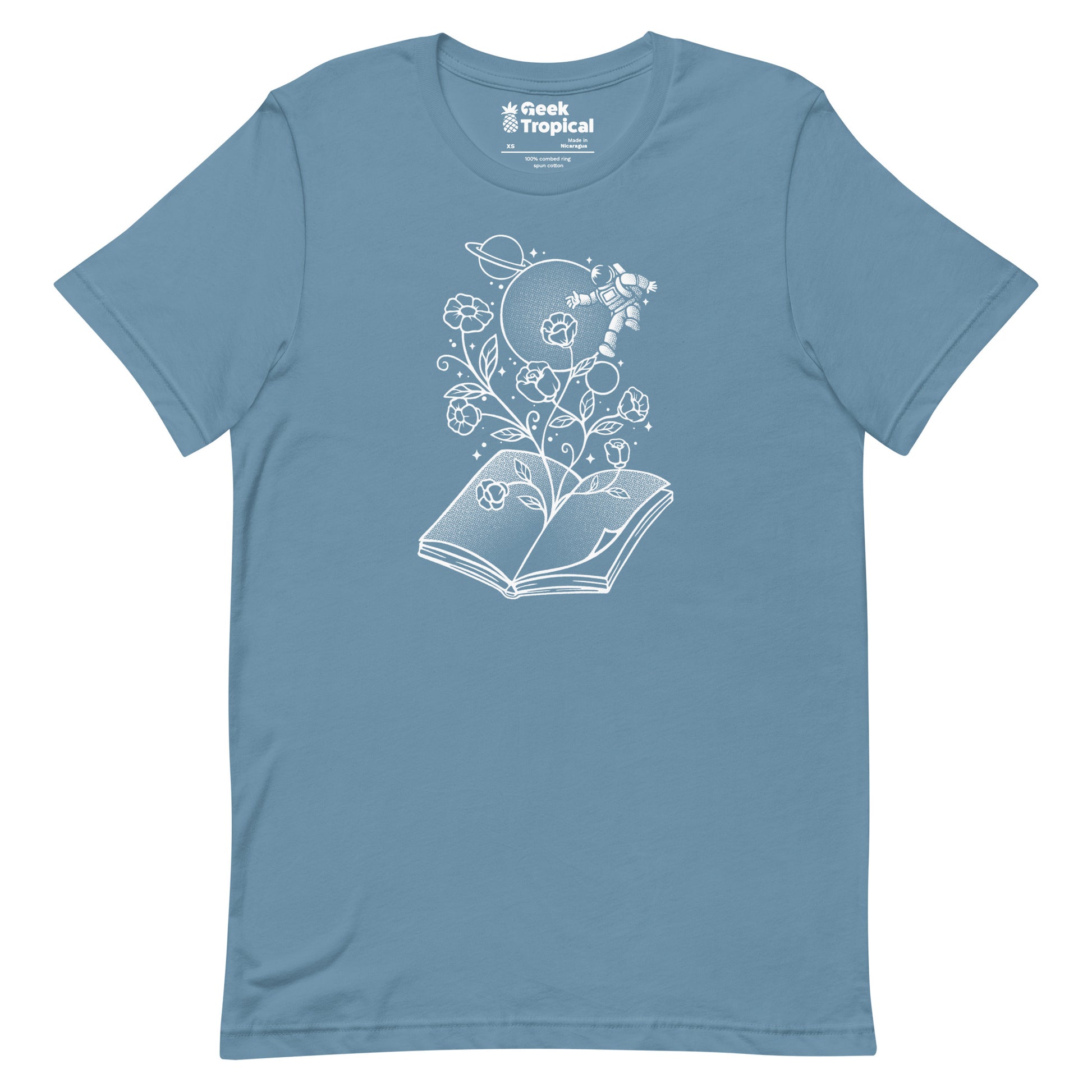 Book Garden Minimalist T-Shirt Geek Nerd Advertise to Meta Book Prints Botany Print