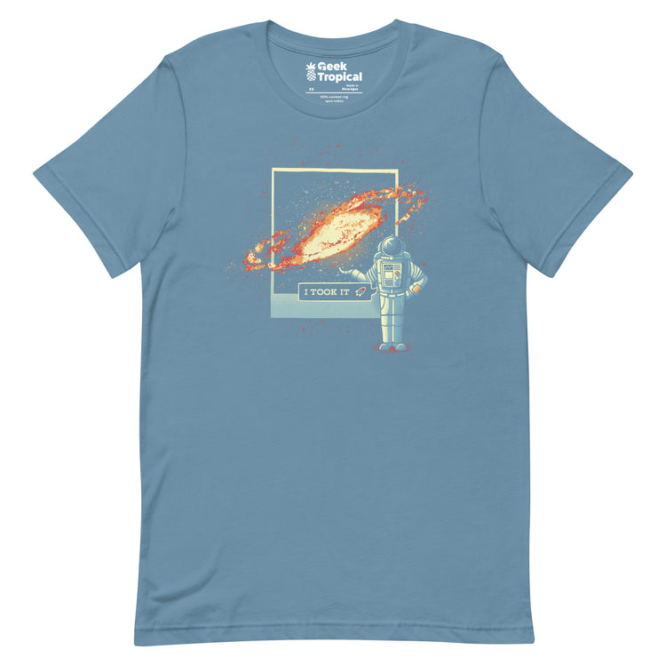 Astronaut Astro Photography of The Universe T-Shirt Geek Nerd Advertise to Meta Design by Tobe Fonseca outer space & astronaut print