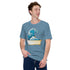 Bathtub Kanagawa Wave T-shirt Geek Nerd Advertise to Meta Design by Tobe Fonseca Funny Prints