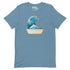Bathtub Kanagawa Wave T-shirt Geek Nerd Advertise to Meta Design by Tobe Fonseca Funny Prints