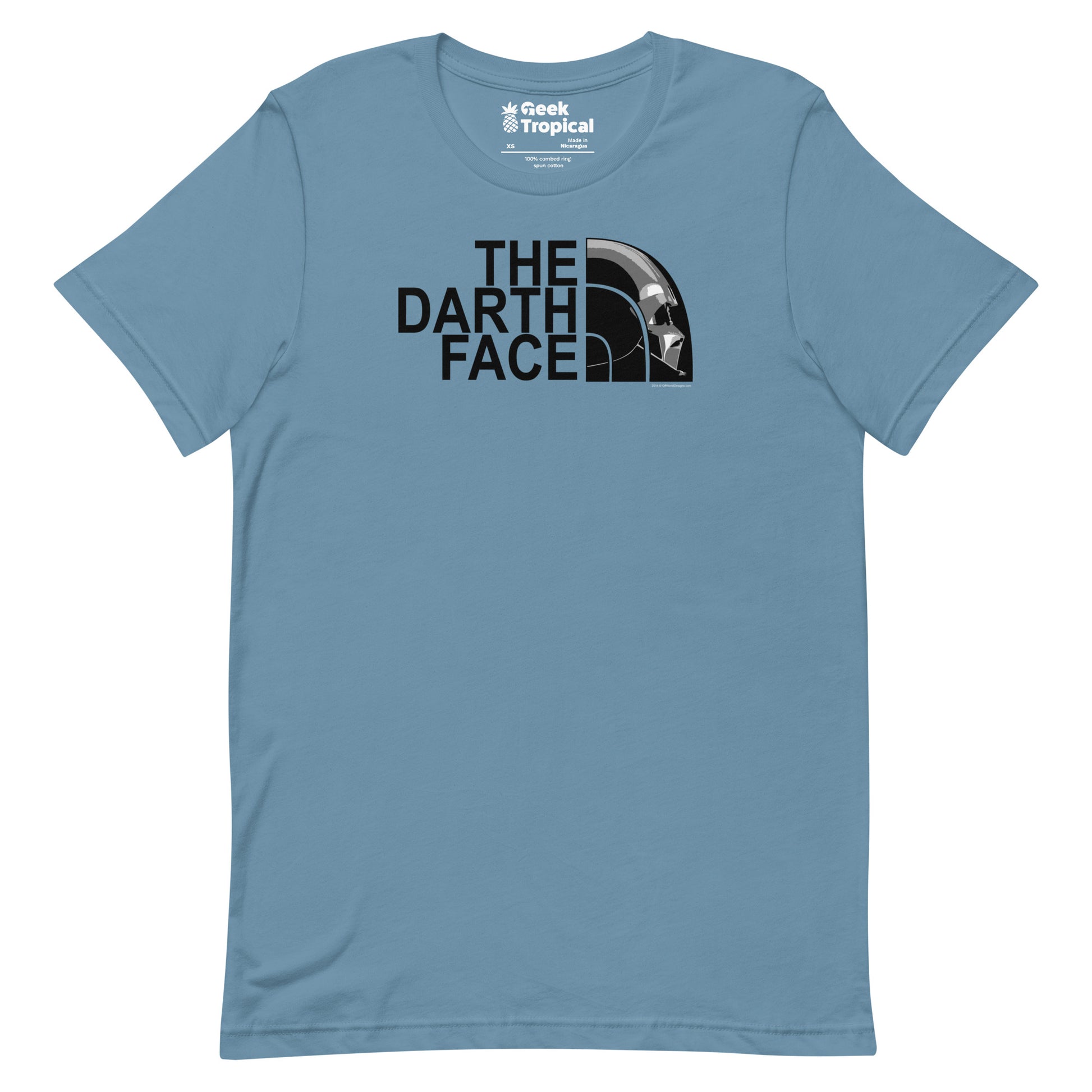 The Darth Face T-Shirt Geek Nerd Advertise to Meta Design by Tobe Fonseca Gpt - No - Tags