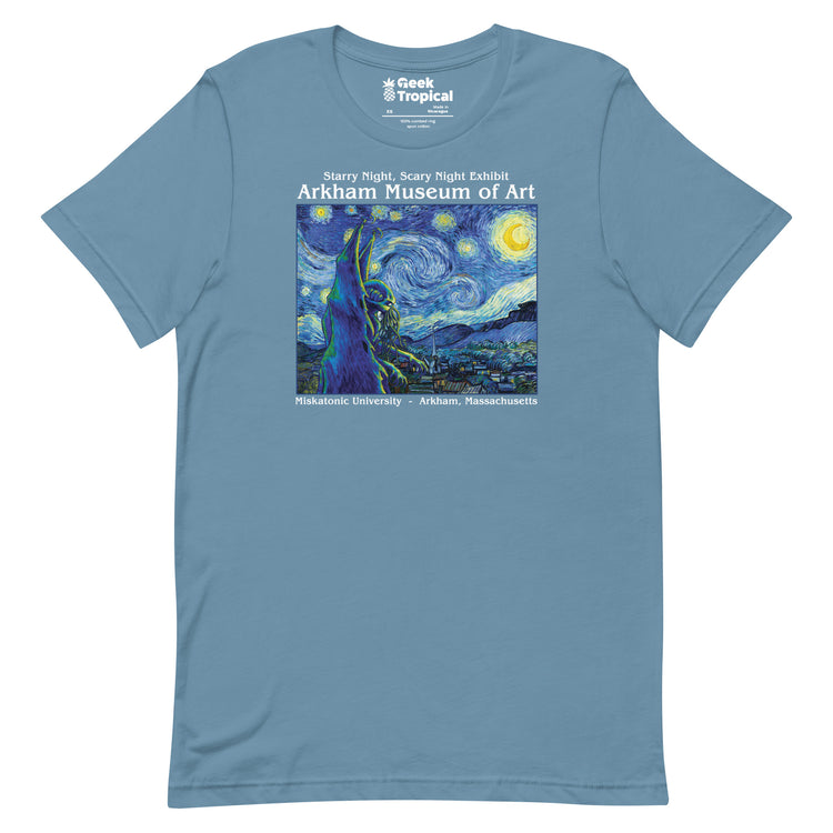 Starry Night Cthulhu T-Shirt Geek Nerd Advertise to Meta dnd & rpg print Fantasy Prints