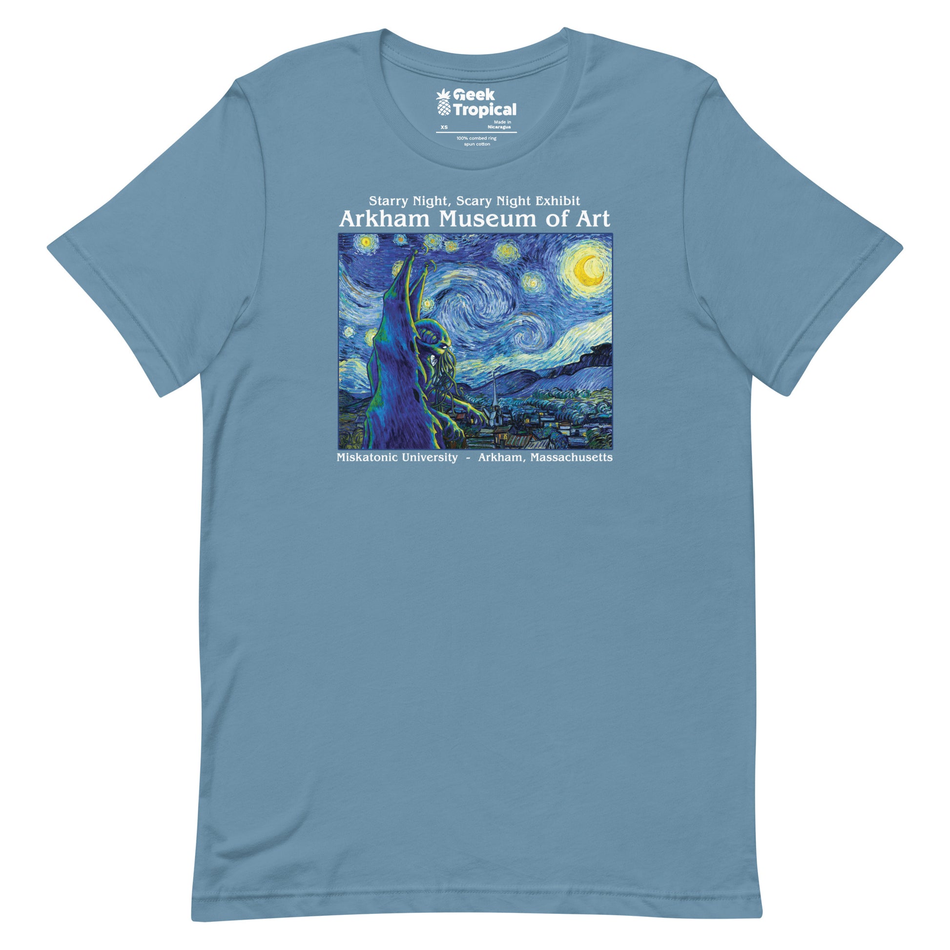 Starry Night Cthulhu T-Shirt 11