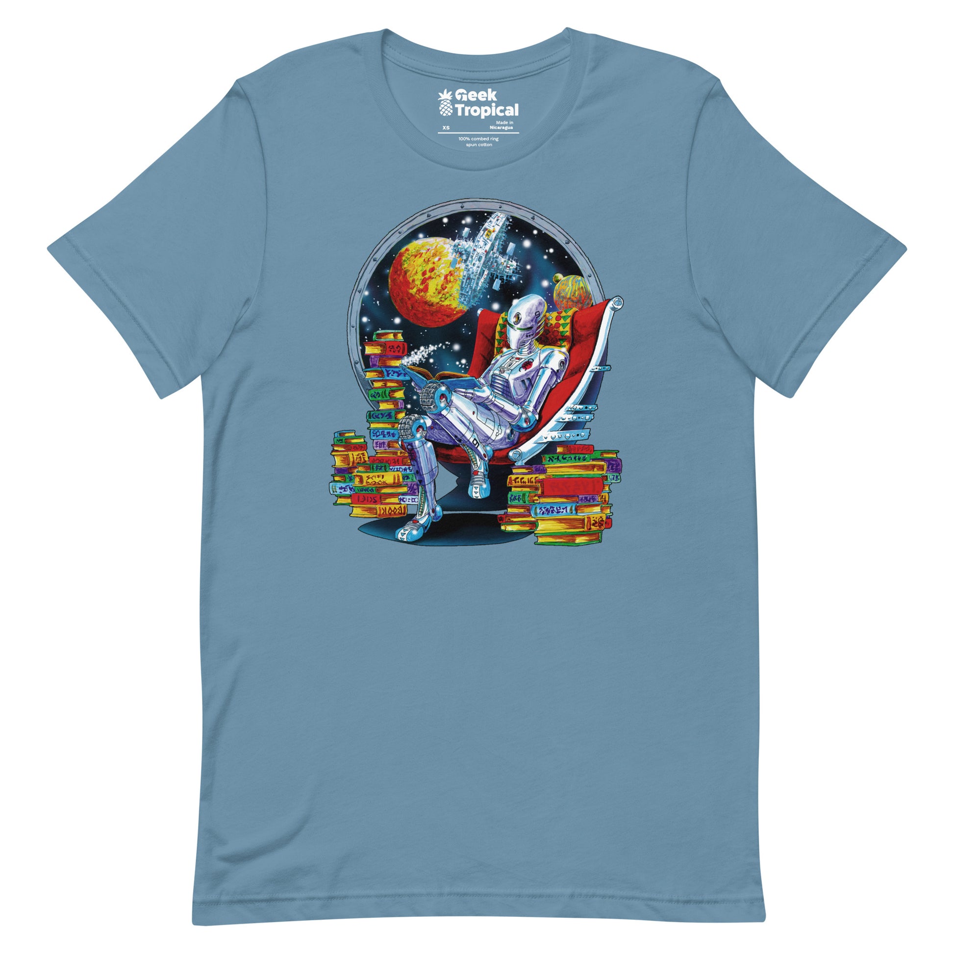 Robot Reading T-Shirt 14