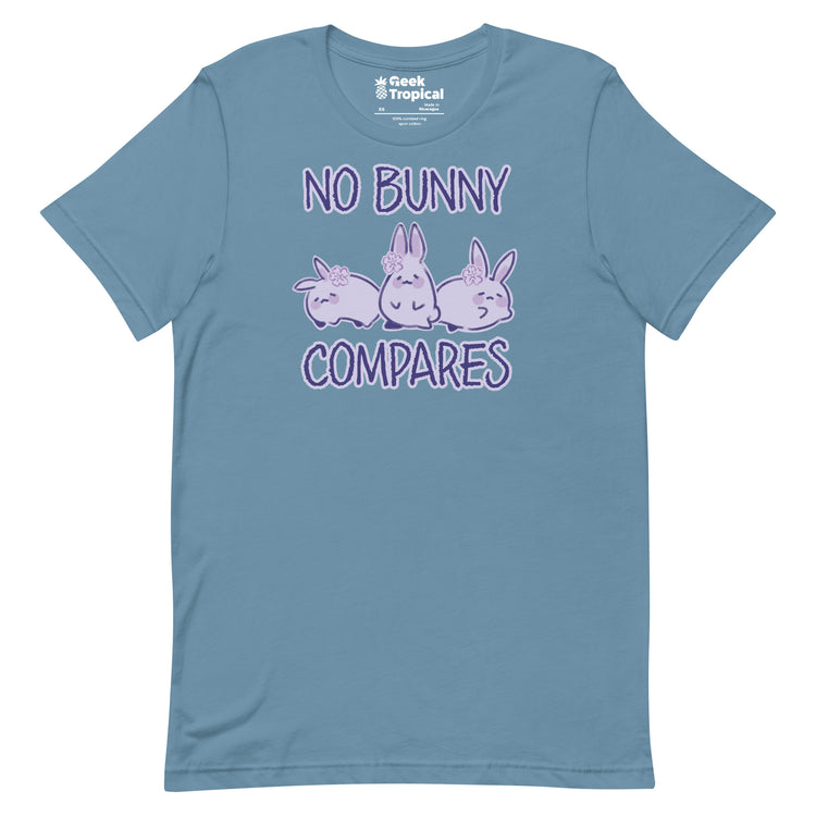 No Bunny Compares T-Shirt Geek Nerd Advertise to Meta Animal Patterns Design by Ardi Tong
