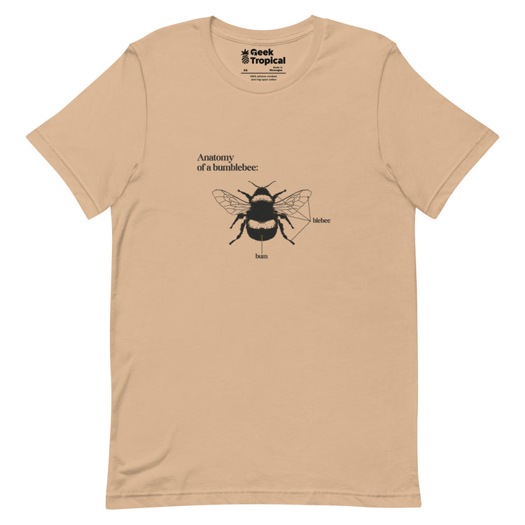 Bumblebee Anatomy T-Shirt Geek Nerd Animal Patterns Design by Tobe Fonseca FLOW DESC WRITING