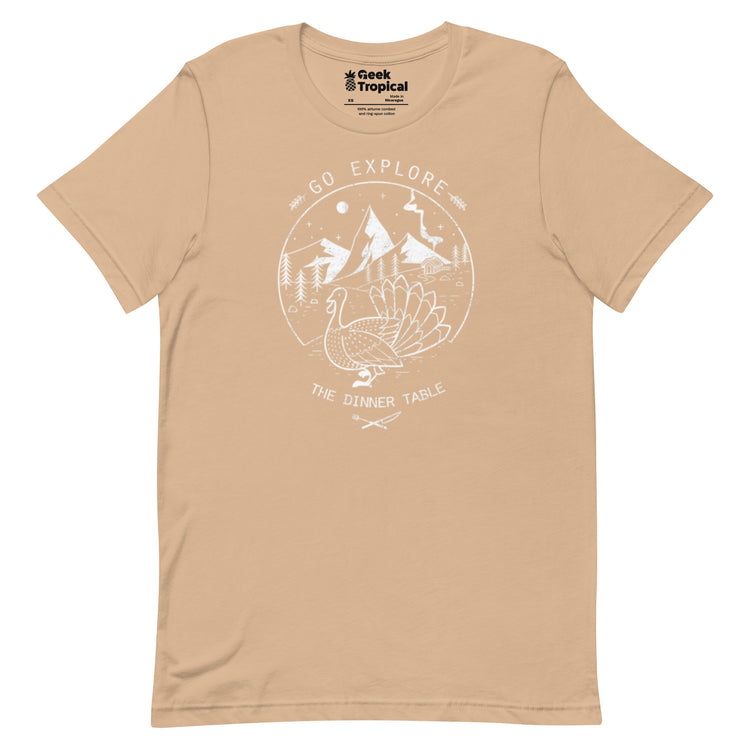 Explore Thanksgiving Dinner T-Shirt Geek Nerd