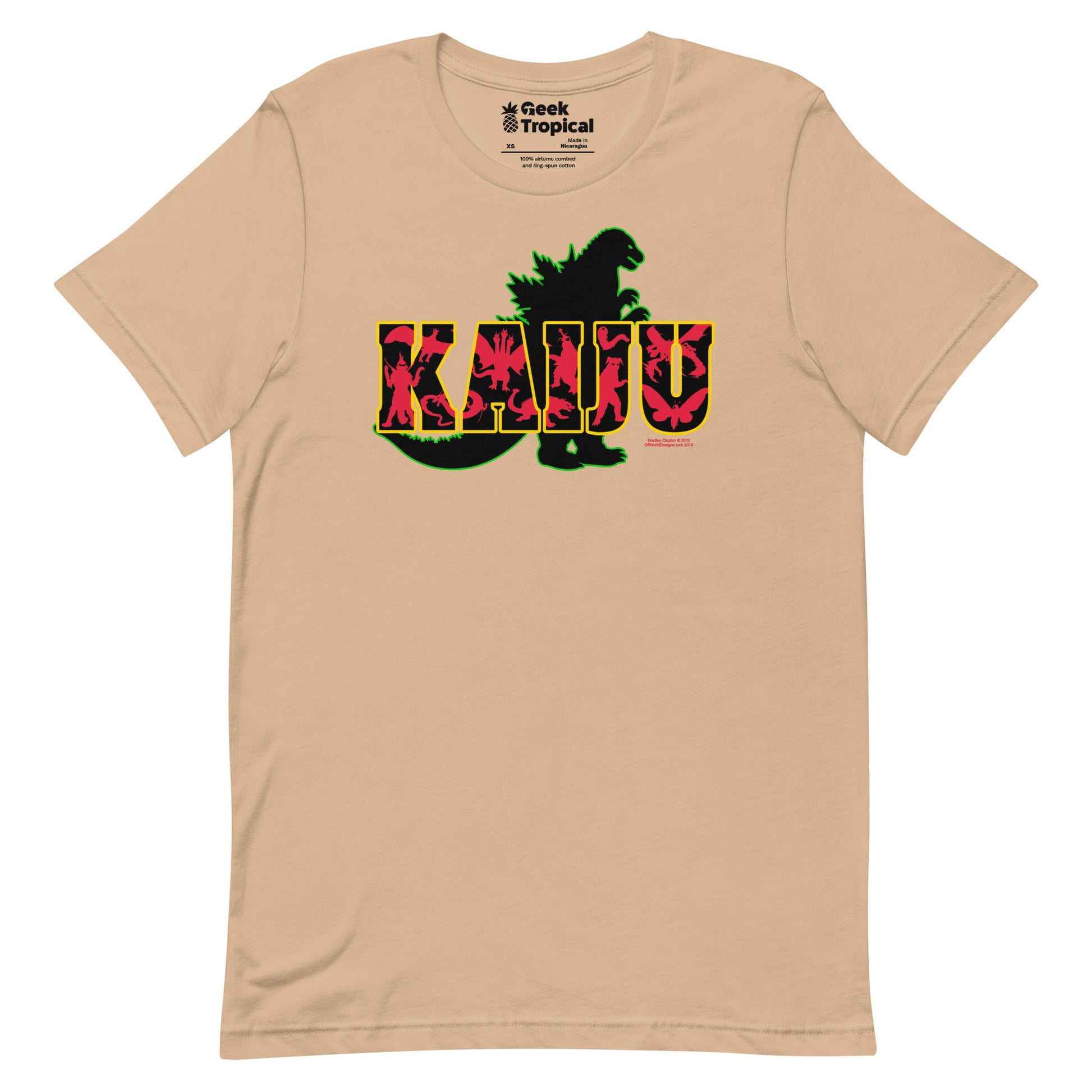 Kaiju BC t-shirt Geek Nerd Advertise to Meta Anime dinosaur print
