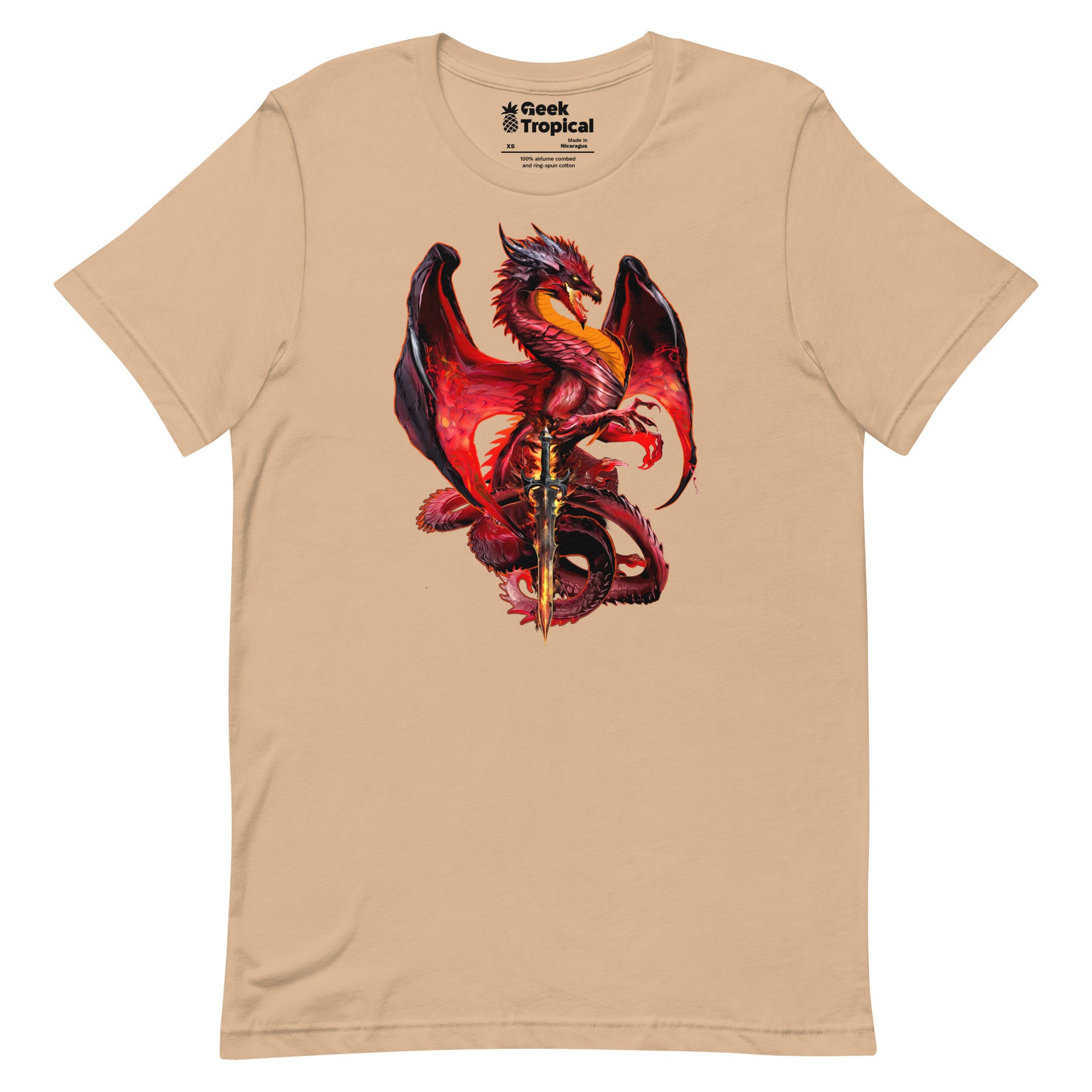 Dragonblade WRATHBLADE T-Shirt Geek Nerd Advertise to Meta Design by Ruth Thompson dnd & rpg print