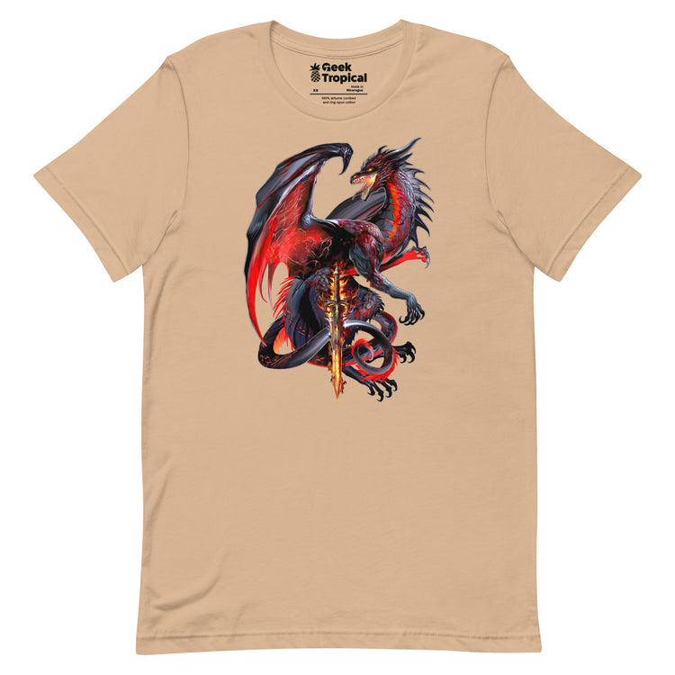 Dragonblade WIDOWBLADE T-Shirt Geek Nerd Advertise to Meta Design by Ruth Thompson dnd & rpg print