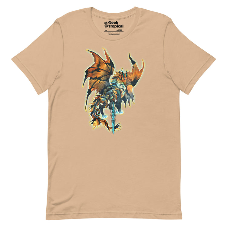 Dragonblade THUNDERBLADE OG T-Shirt Geek Nerd Advertise to Meta Design by Ruth Thompson Fantasy Prints