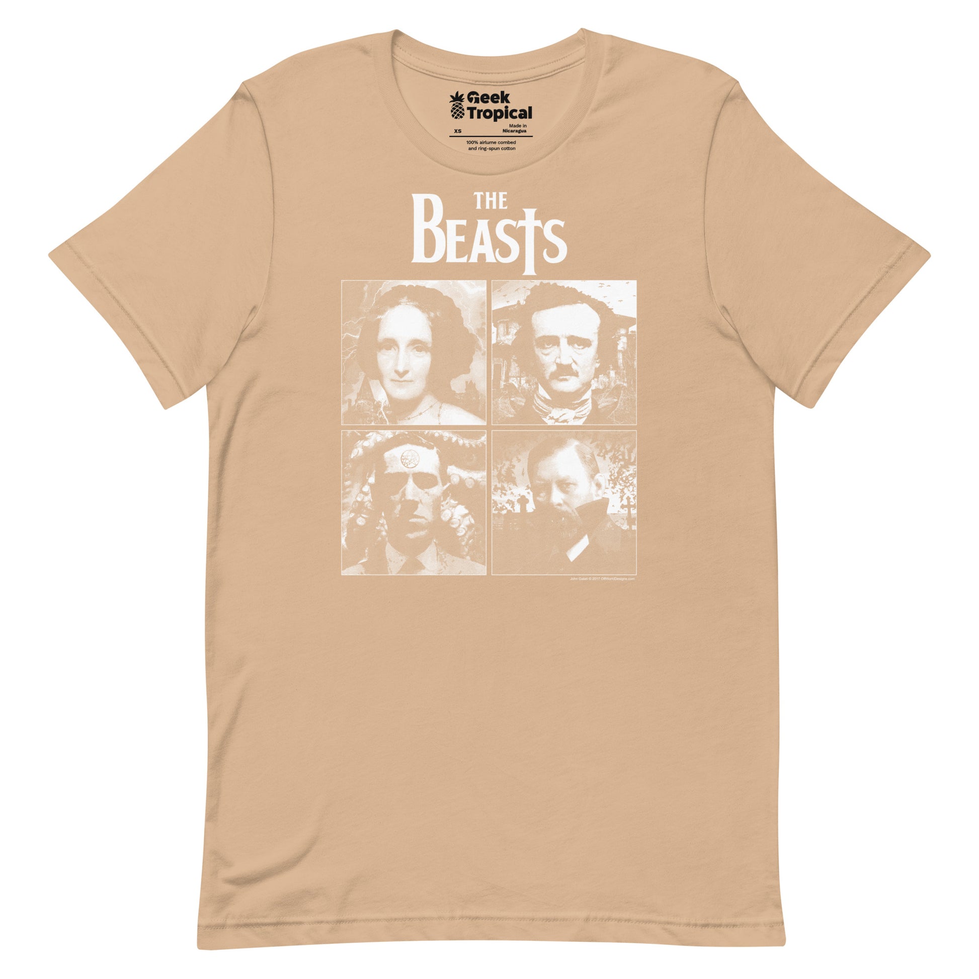 The Beasts t-shirt Geek Nerd Advertise to Meta Animal Patterns FLOW DESC WRITING