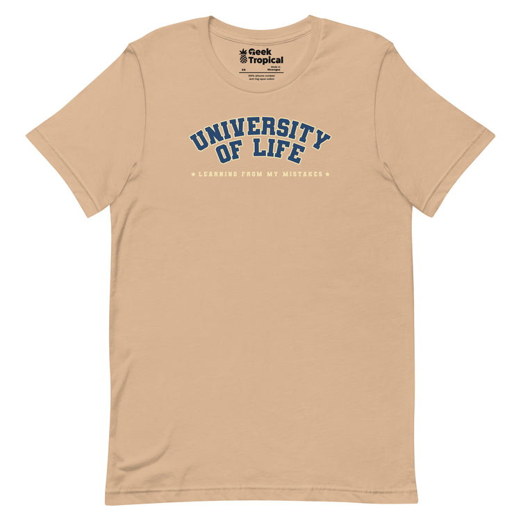 University of Life T-Shirt Geek Nerd Advertise to Meta Design by Tobe Fonseca FLOW DESC WRITING
