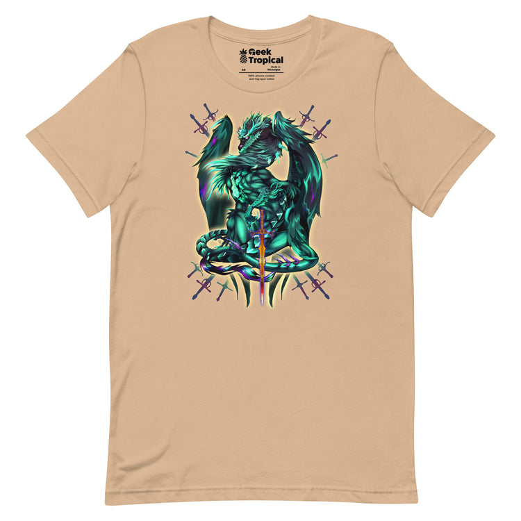 Dragonblade TERRABLADE T-Shirt Geek Nerd Advertise to Meta Design by Ruth Thompson Fantasy Prints