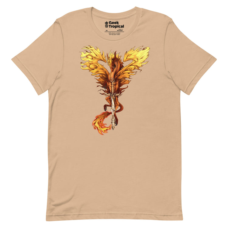 Dragonblade FLAMEBLADE T-Shirt Geek Nerd Advertise to Meta Design by Ruth Thompson Fantasy Prints