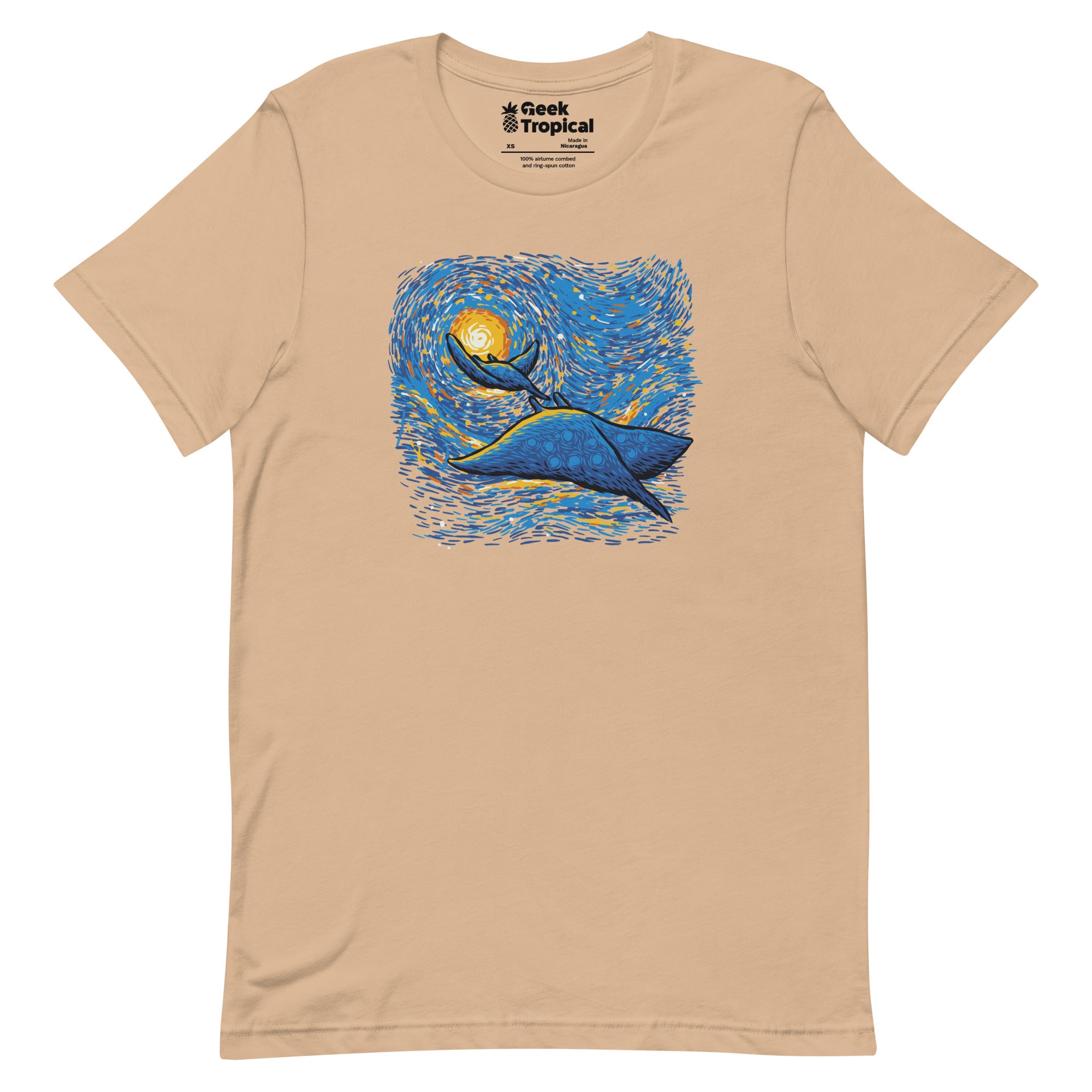 Starry Sky Sea Manta Ray T-Shirt 14