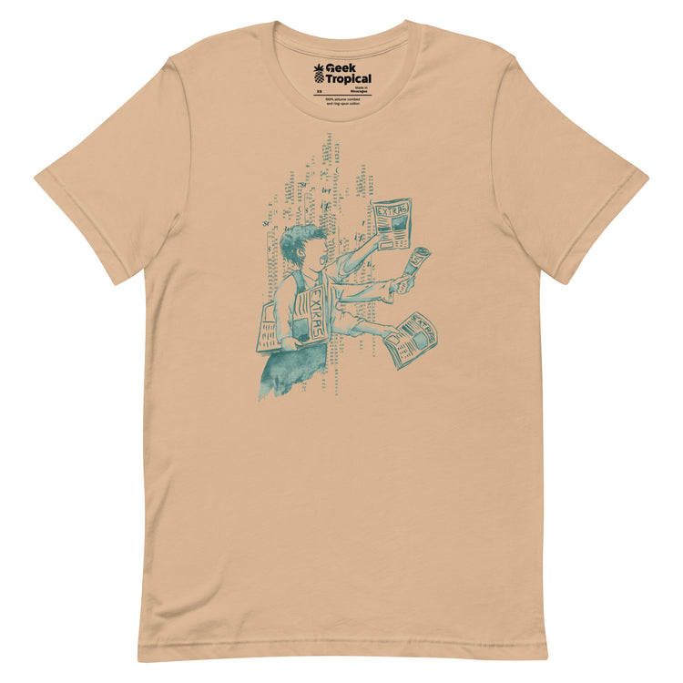 Extra Extra Extra T-Shirt Geek Nerd Advertise to Meta Design by Tobe Fonseca FLOW DESC WRITING