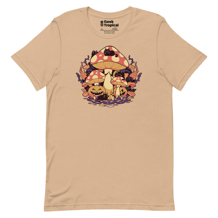 Cogumiaus Halloween Cats T-Shirt Geek Nerd Advertise to Meta Animal Patterns Design by Tobe Fonseca