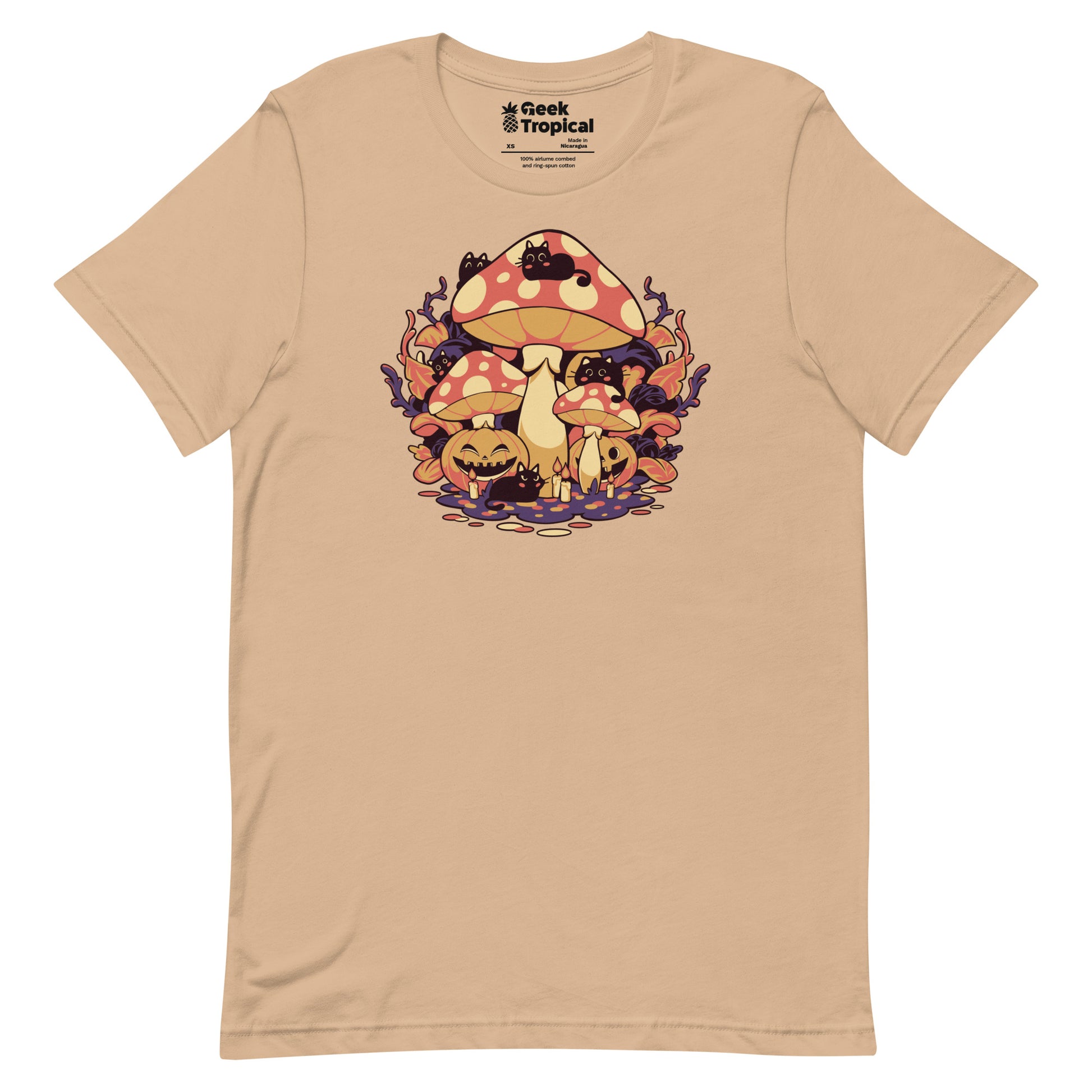 Cogumiaus Halloween Cats T-Shirt Geek Nerd Advertise to Meta Animal Patterns Design by Tobe Fonseca