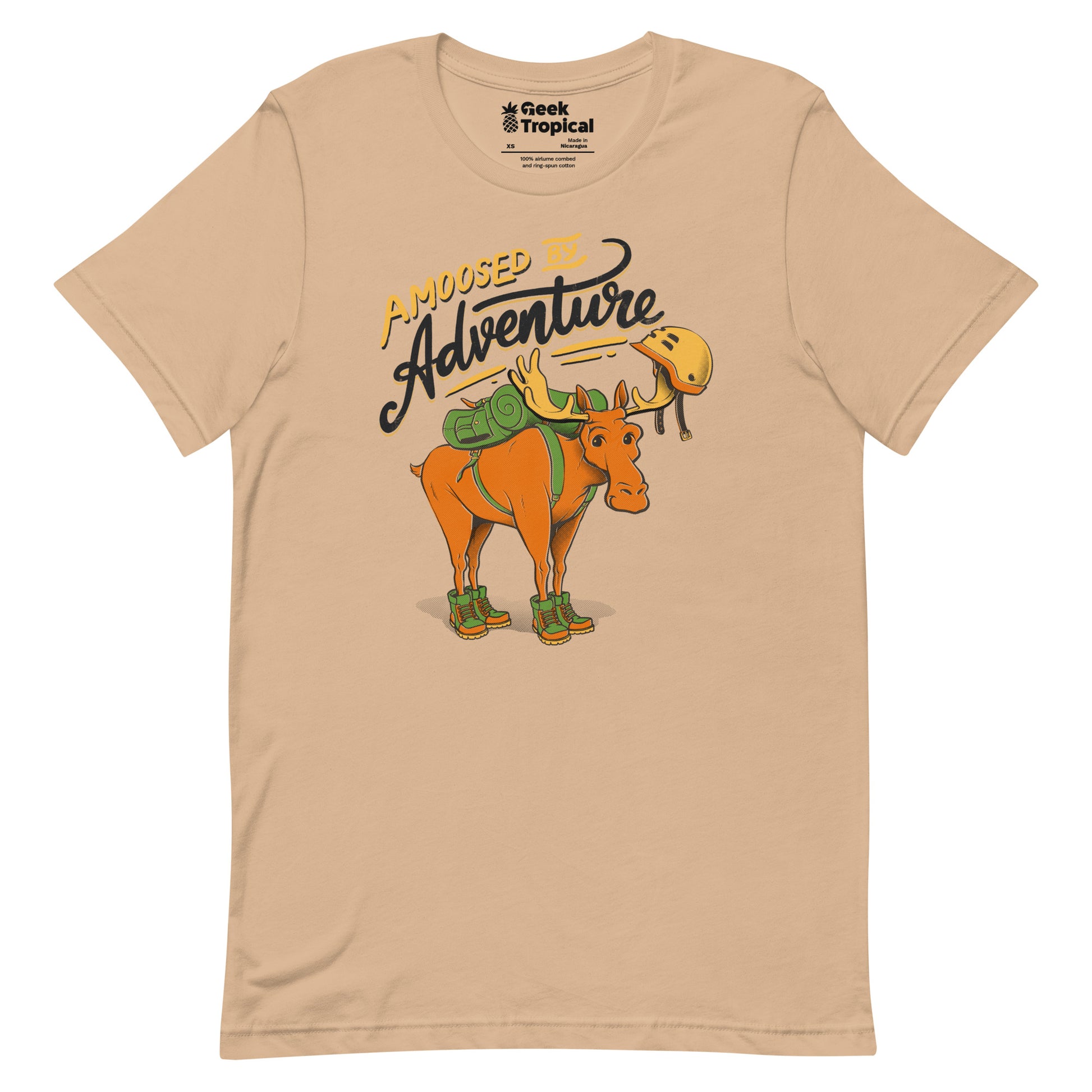 Amoosed by Adventure T-Shirt Geek Nerd Advertise to Meta Animal Patterns Design by Tobe Fonseca