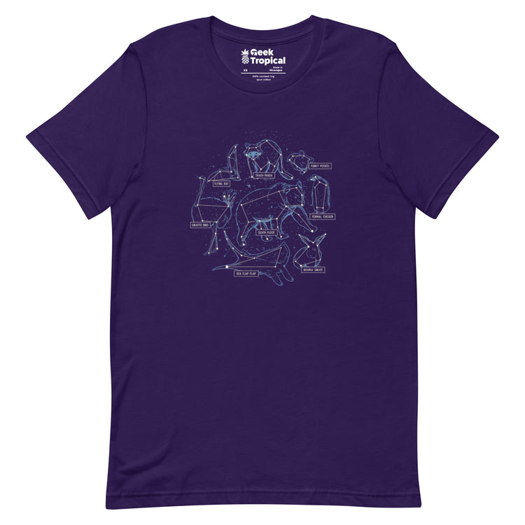 Silly Animals Constellations T-Shirt Geek Nerd Animal Patterns Design by Tobe Fonseca FLOW DESC WRITING