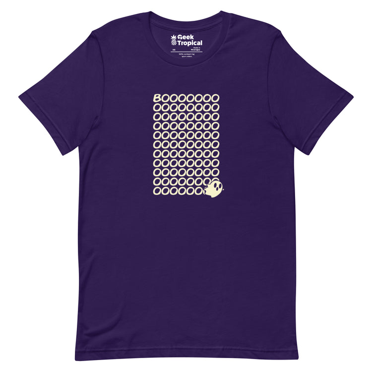 Boo Ghost T-Shirt Geek Nerd Design by Tobe Fonseca Fantasy Prints FLOW DESC WRITING