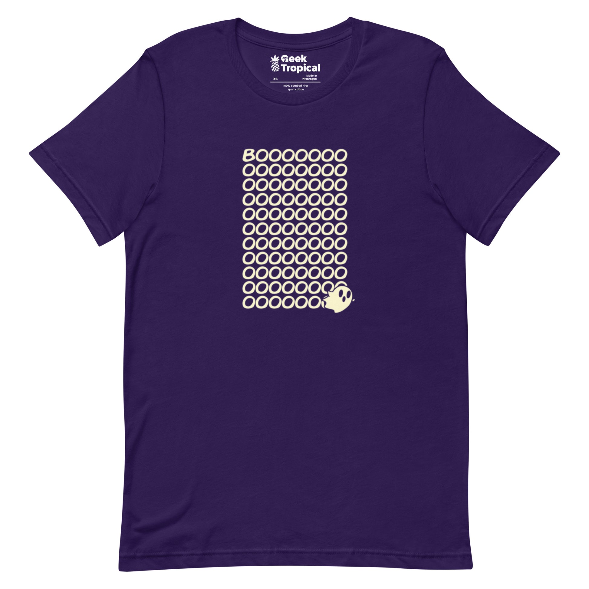 Boo Ghost T-Shirt Geek Nerd Design by Tobe Fonseca Fantasy Prints FLOW DESC WRITING