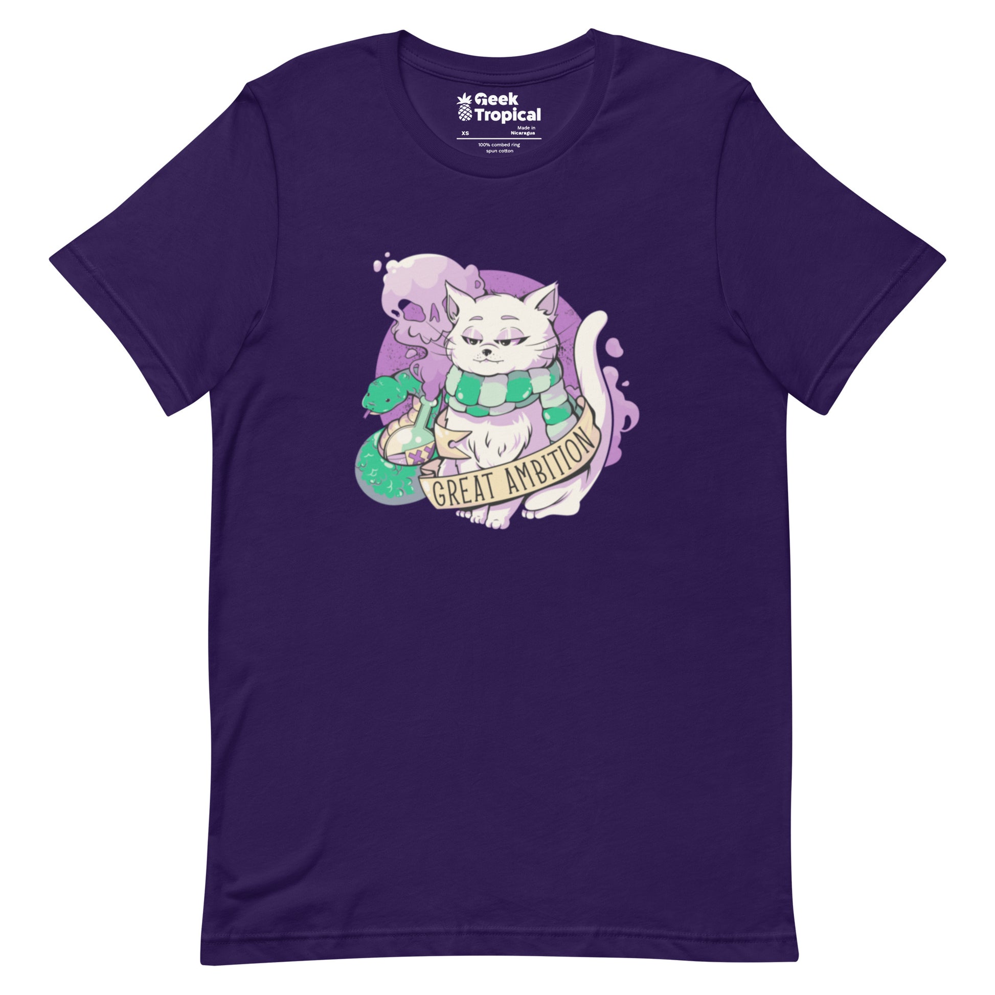 Great Ambition Snake T-Shirt Geek Nerd