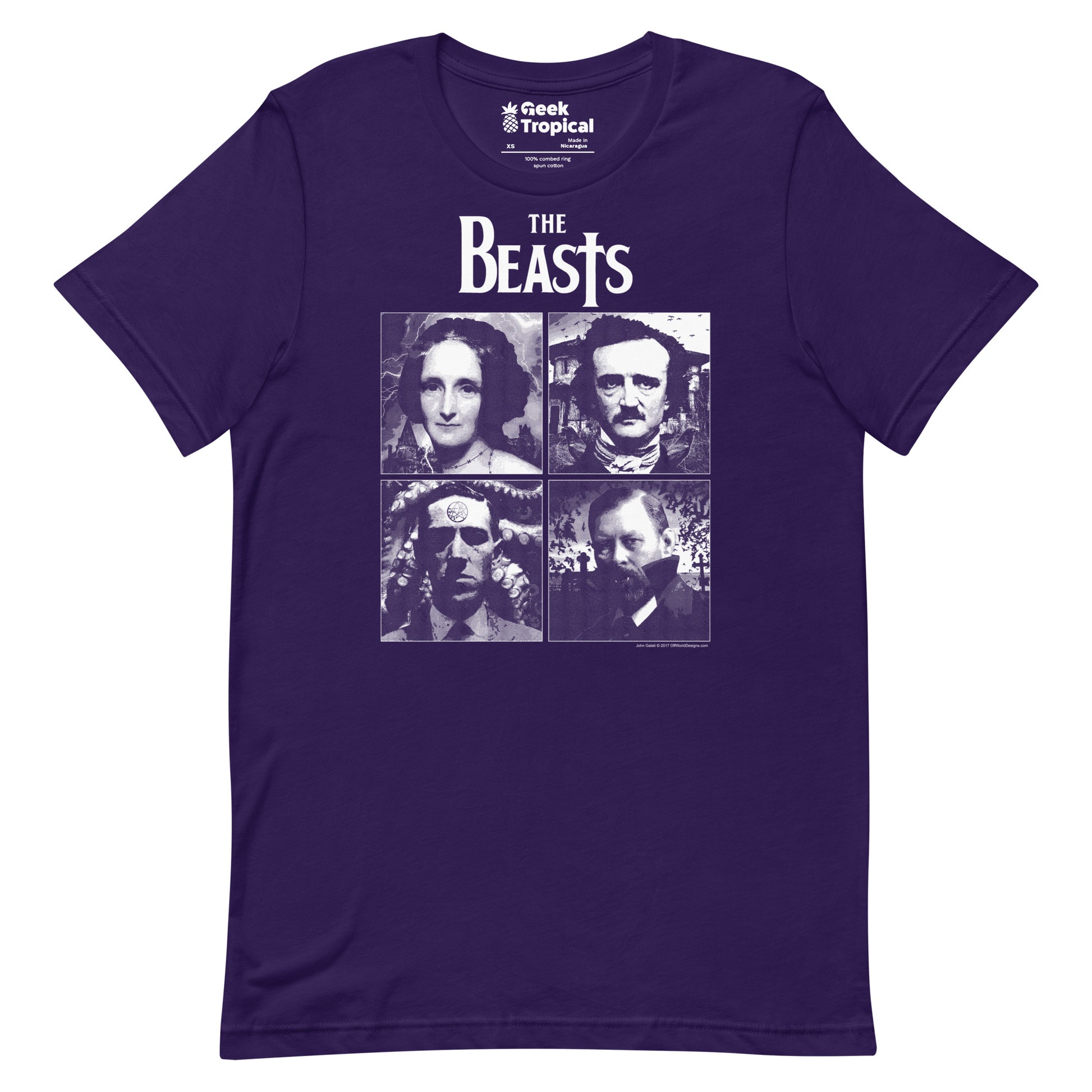The Beasts t-shirt Geek Nerd Advertise to Meta Animal Patterns FLOW DESC WRITING