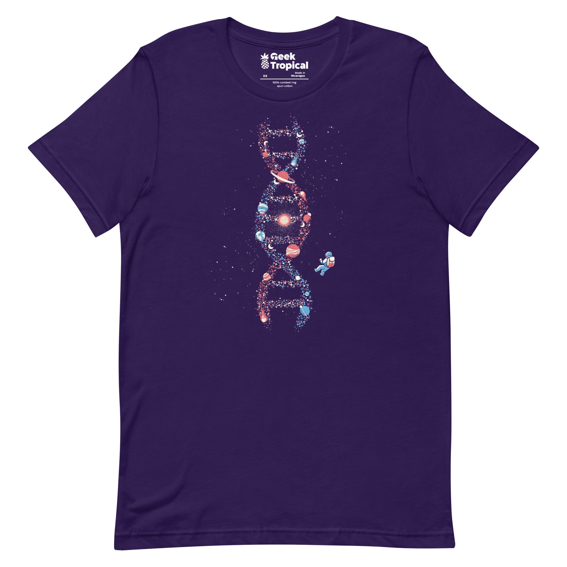 DNA Astronaut Galaxy We Are Stardust T-Shirt Geek Nerd Advertise to Meta Design by Tobe Fonseca FLOW DESC WRITING