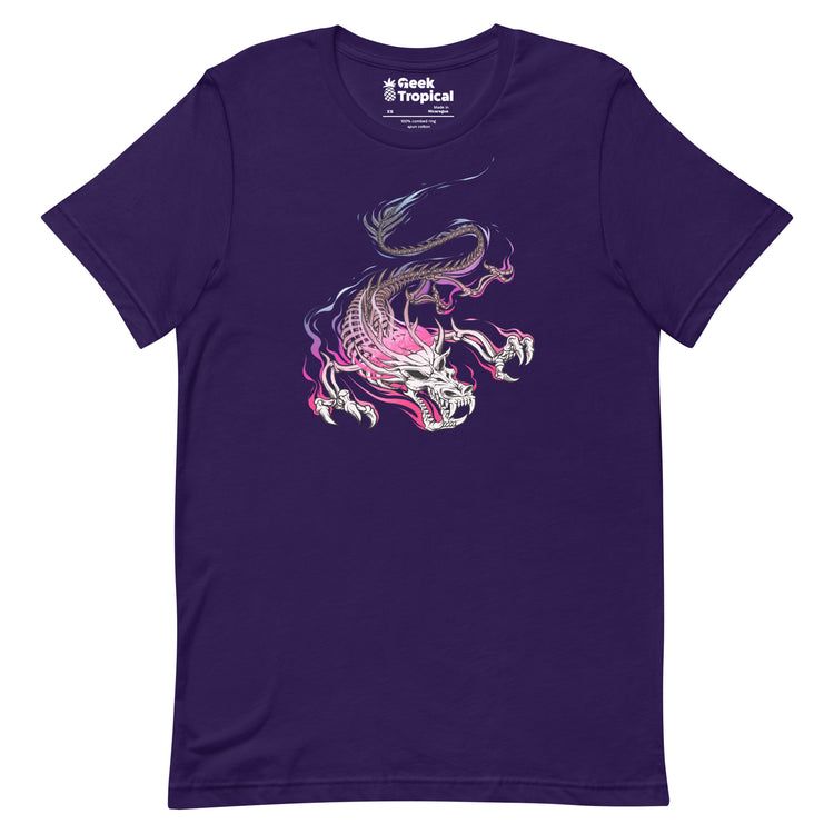 Chinese Skull Dragon T-Shirt Geek Nerd Advertise to Meta Design by Tobe Fonseca Fantasy Prints
