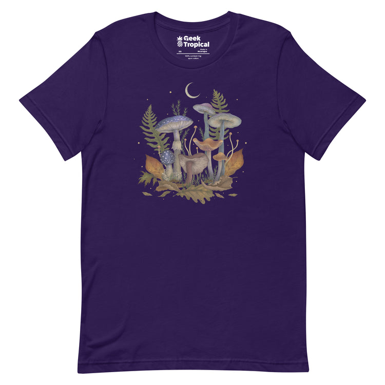 Mushroom Cover T-Shirt Geek Nerd Advertise to Meta Book Prints Botany Print