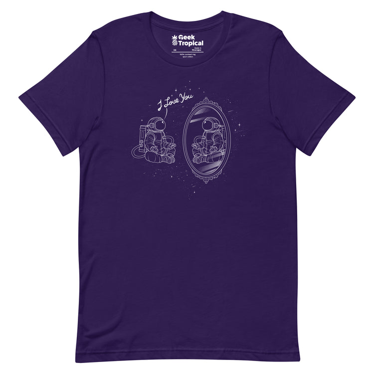 Astronaut I Love You T-Shirt Geek Nerd Advertise to Meta Design by Tobe Fonseca FLOW DESC WRITING