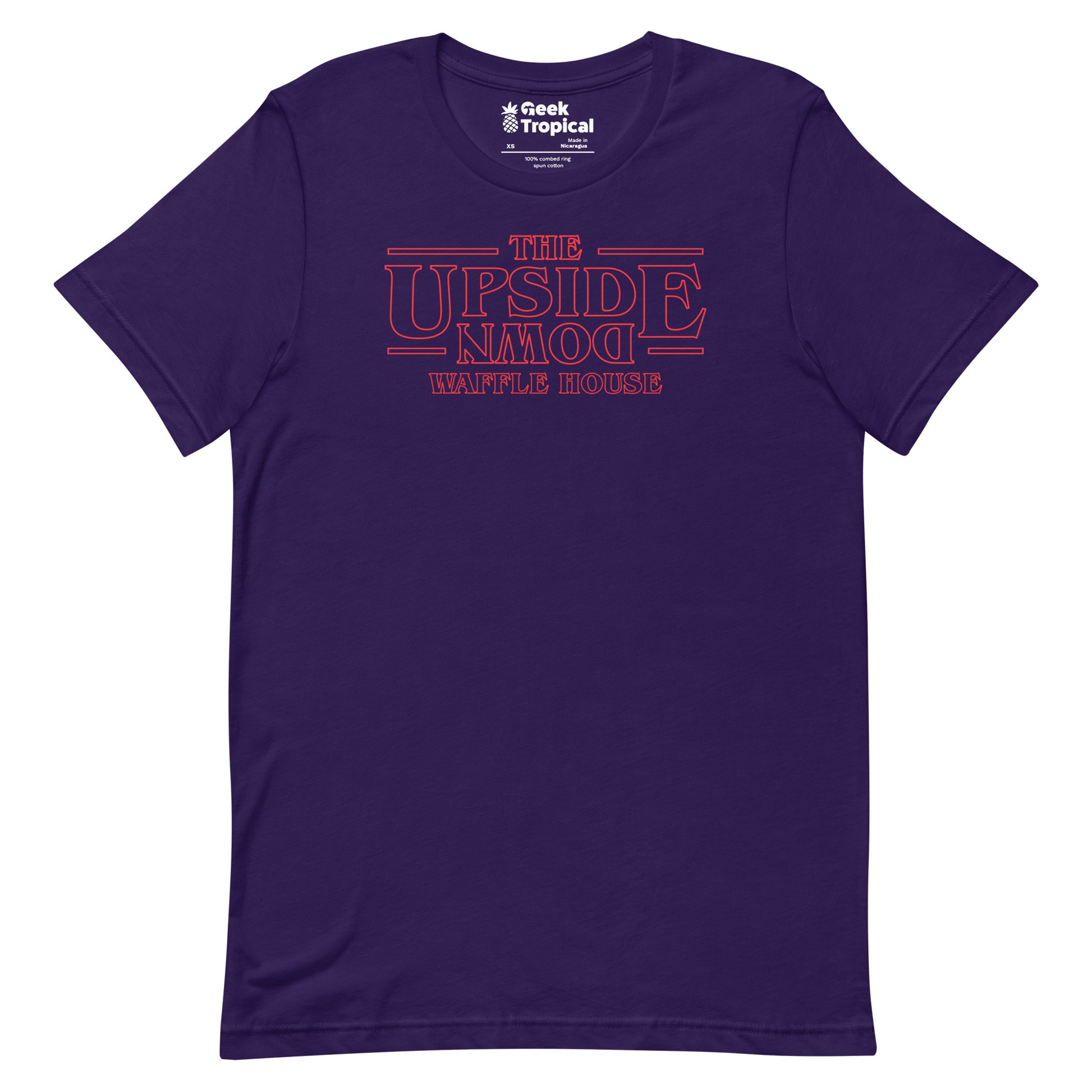 Upside Down Waffle House T-Shirt 11