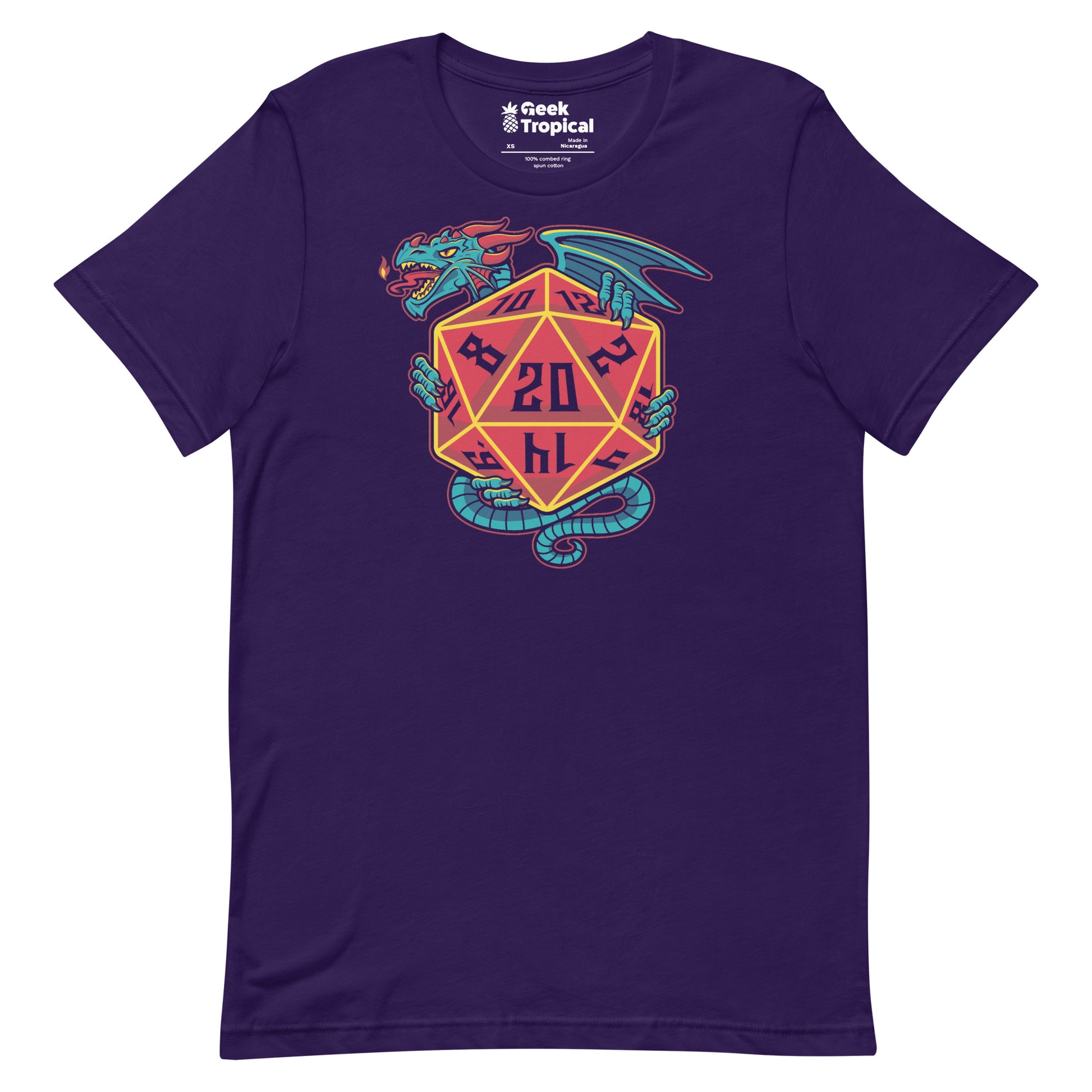 D20 Dice Dragon T-Shirt 14