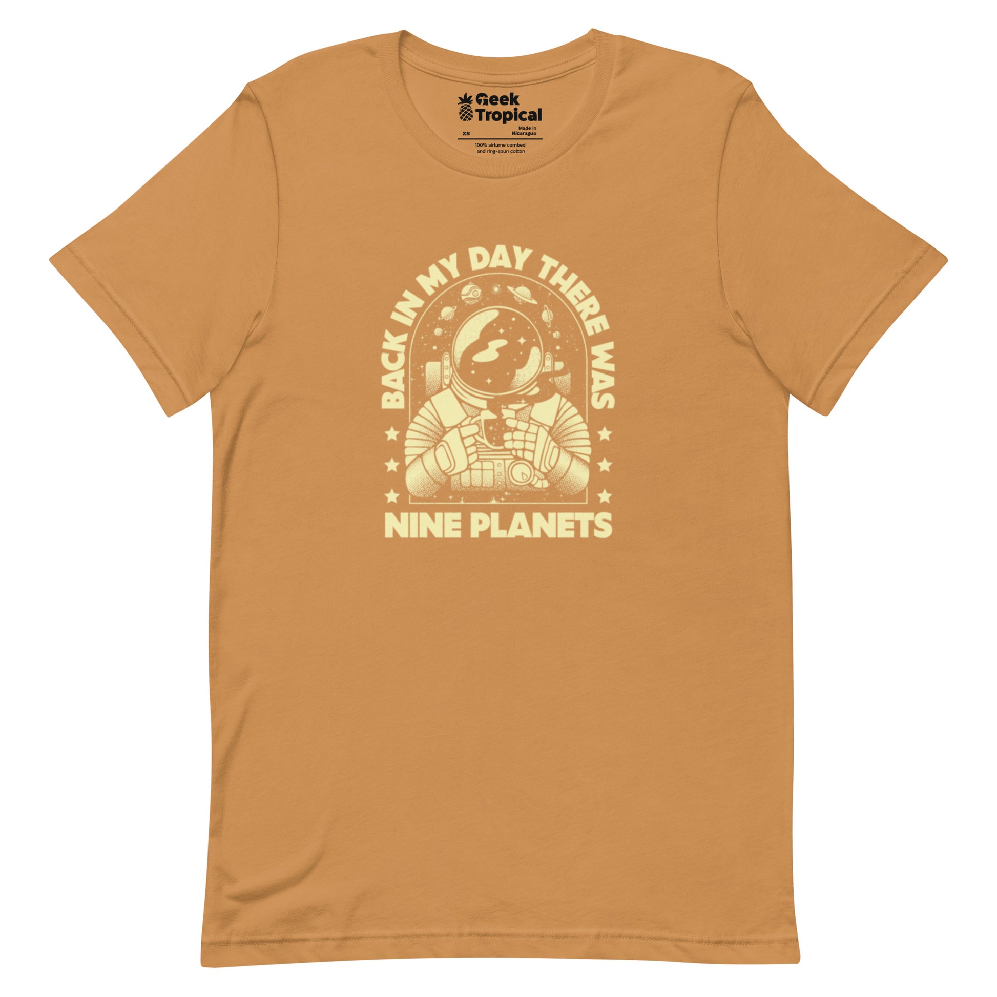 We Had Nine Planets T-Shirt Geek Nerd Design by Tobe Fonseca FLOW DESC WRITING Funny Prints