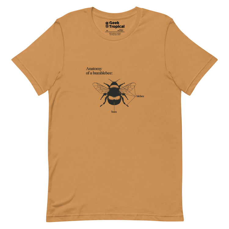 Bumblebee Anatomy T-Shirt Geek Nerd Animal Patterns Design by Tobe Fonseca FLOW DESC WRITING