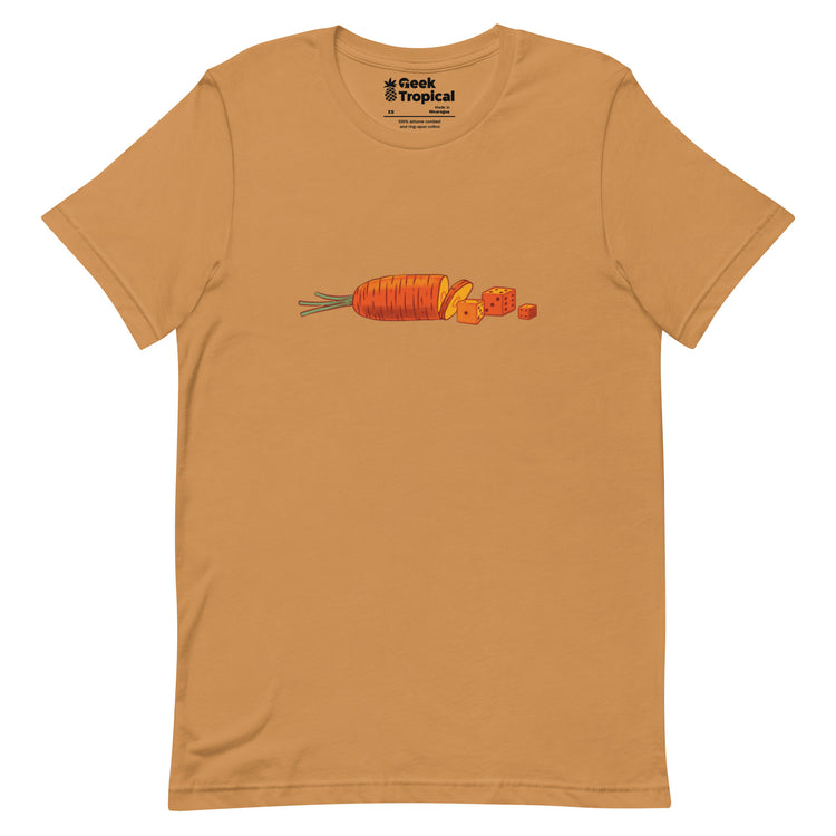 Diced Carrots T-Shirt Geek Nerd board game print Botany Print Design by Tobe Fonseca