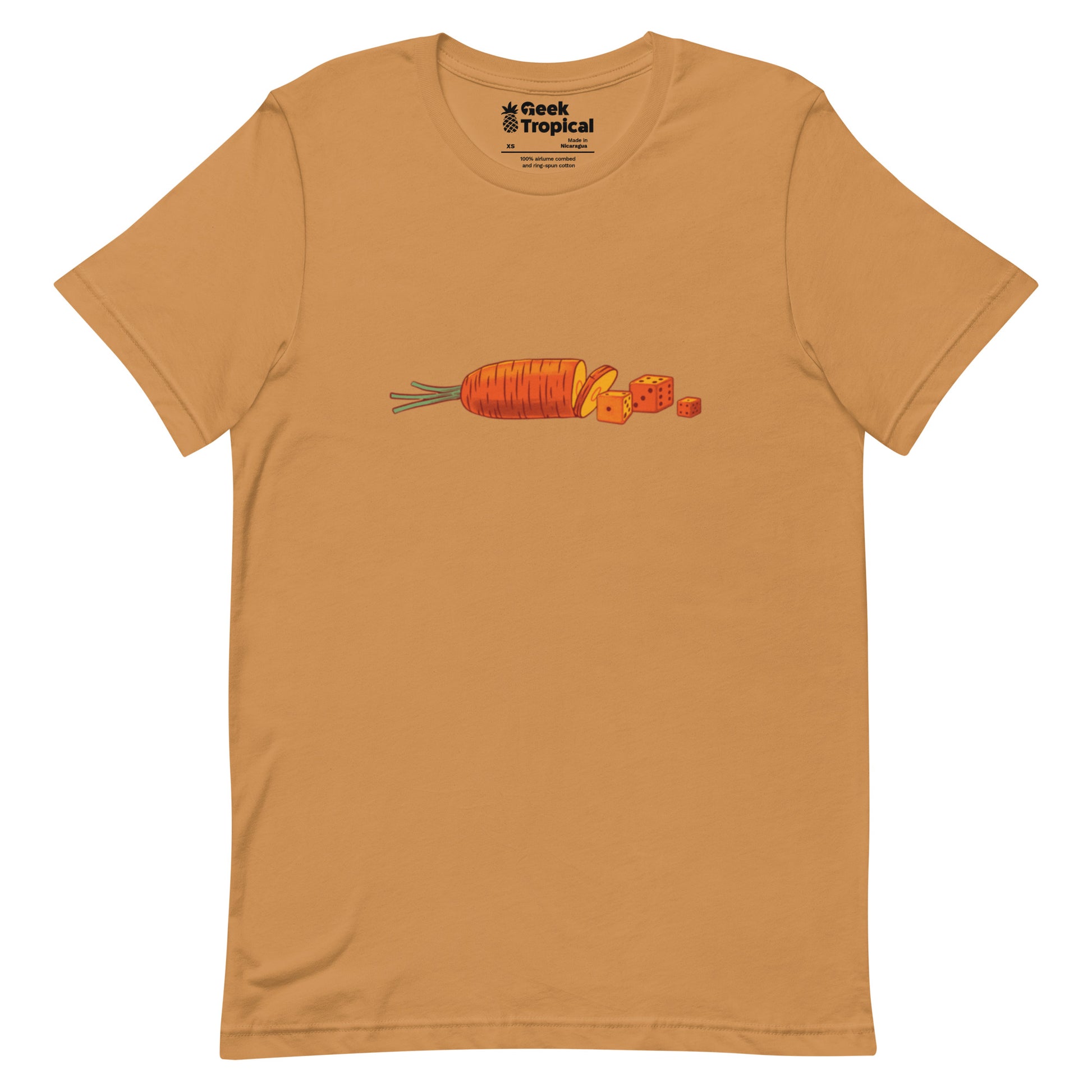 Diced Carrots T-Shirt Geek Nerd board game print Botany Print Design by Tobe Fonseca