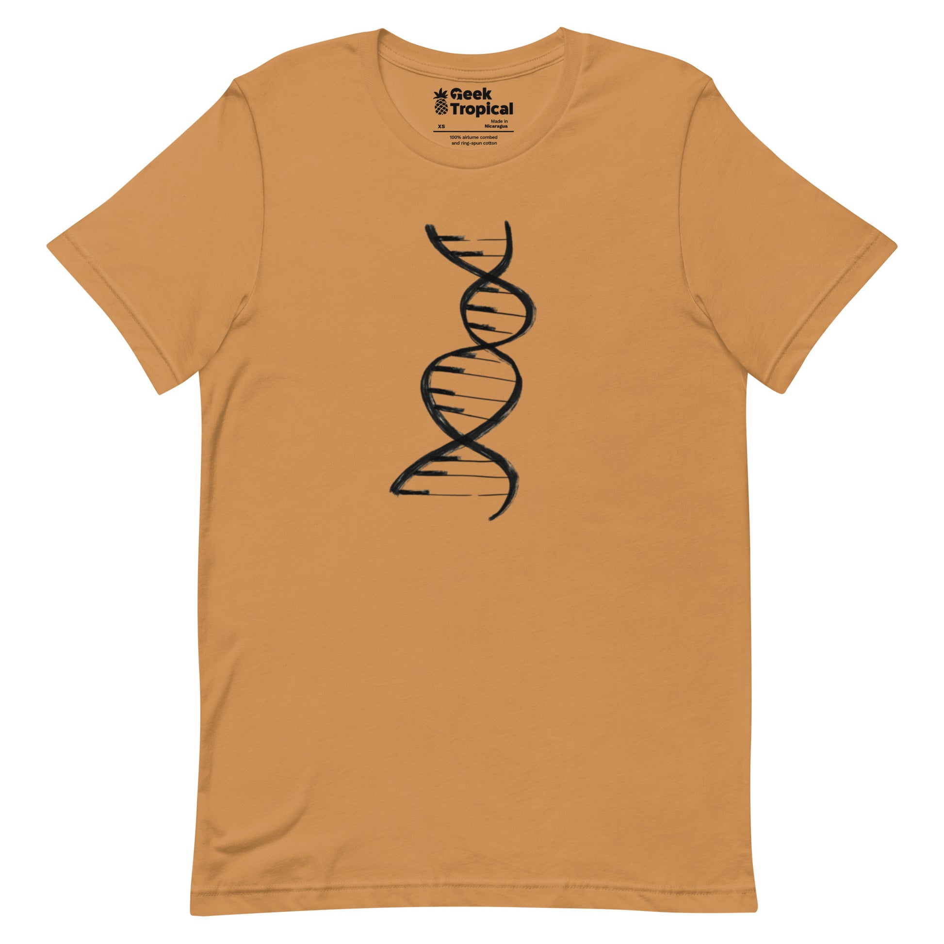 DNA Piano Music T-Shirt Geek Nerd Design by Tobe Fonseca FLOW DESC WRITING music print