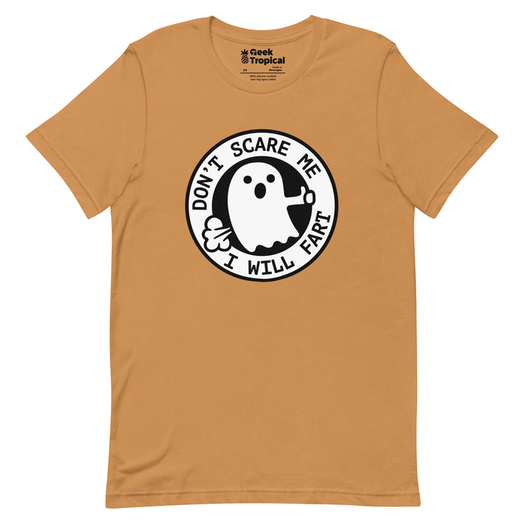 I'm Scared Ghost Fart T-Shirt Geek Nerd