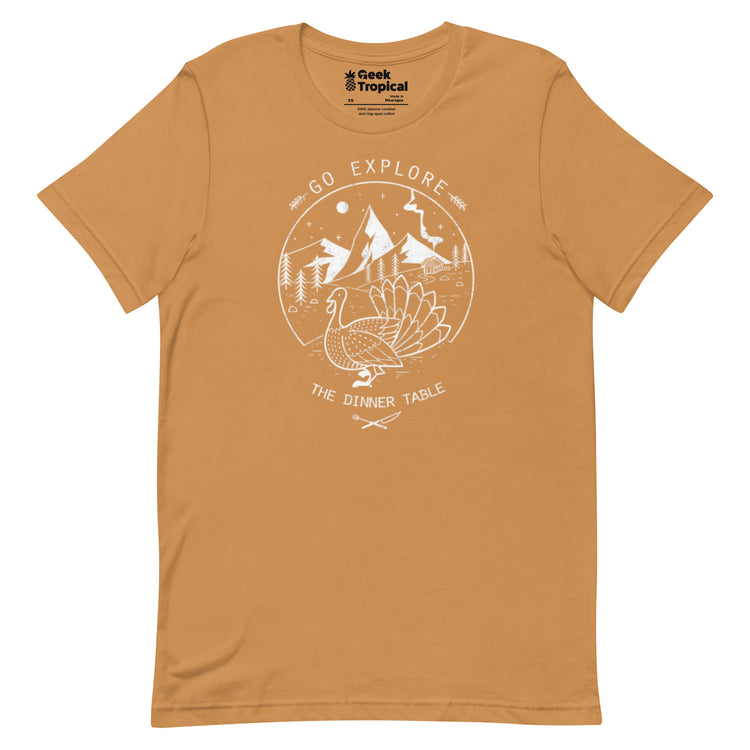 Explore Thanksgiving Dinner T-Shirt Geek Nerd