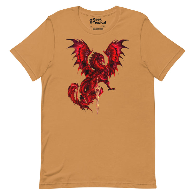 Dragonblade BLOODBLADE T-Shirt Geek Nerd Advertise to Meta Design by Ruth Thompson Fantasy Prints