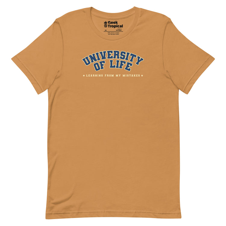 University of Life T-Shirt Geek Nerd Advertise to Meta Design by Tobe Fonseca FLOW DESC WRITING