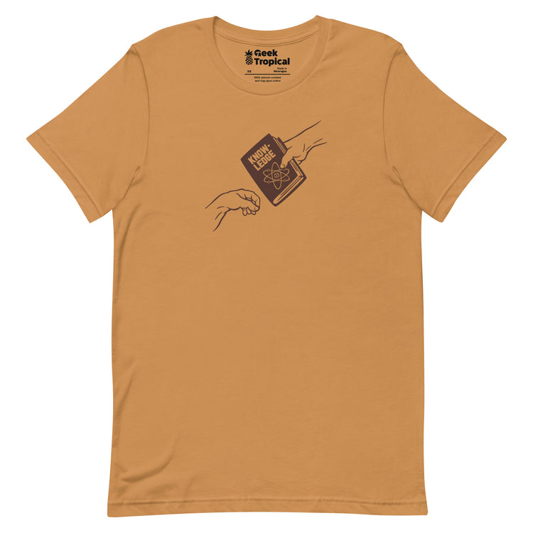 The Book's Creation T-Shirt Geek Nerd Advertise to Meta Book Prints Design by Tobe Fonseca
