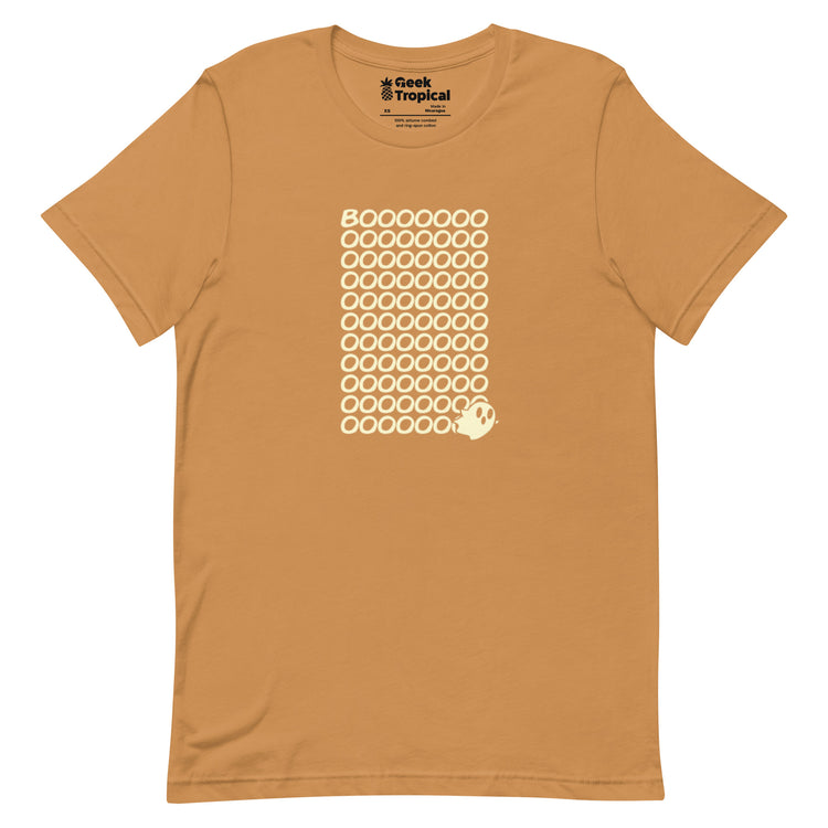 Boo Ghost T-Shirt Geek Nerd Advertise to Meta Design by Tobe Fonseca Fantasy Prints