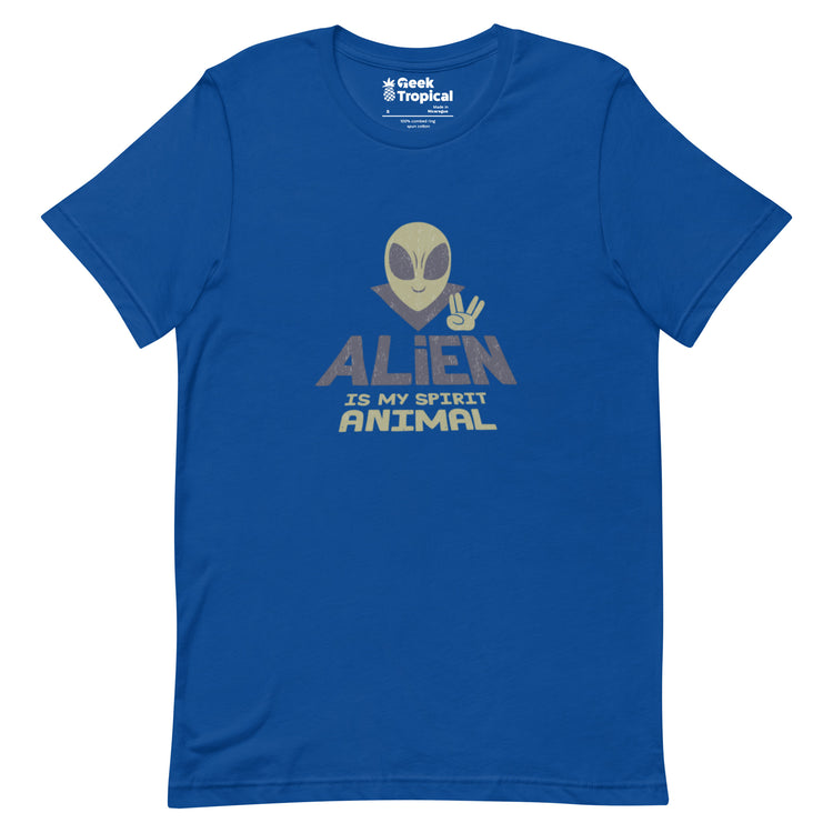 Alien Spirit Animal T-Shirt Geek Nerd Design by Tobe Fonseca FLOW DESC WRITING Funny Prints