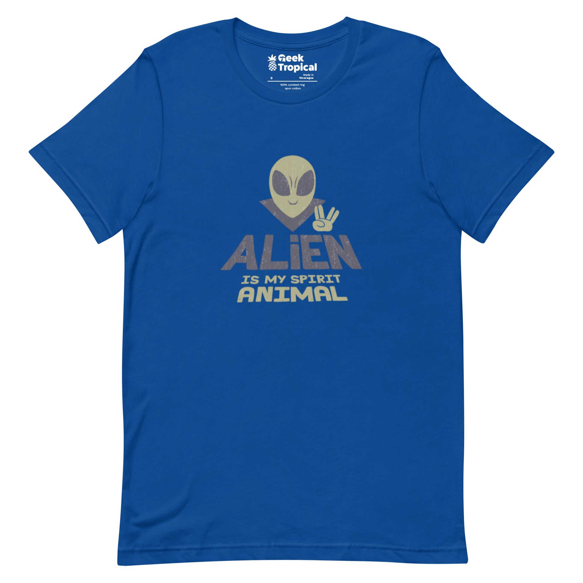 Alien Spirit Animal T-Shirt Geek Nerd Design by Tobe Fonseca FLOW DESC WRITING Funny Prints