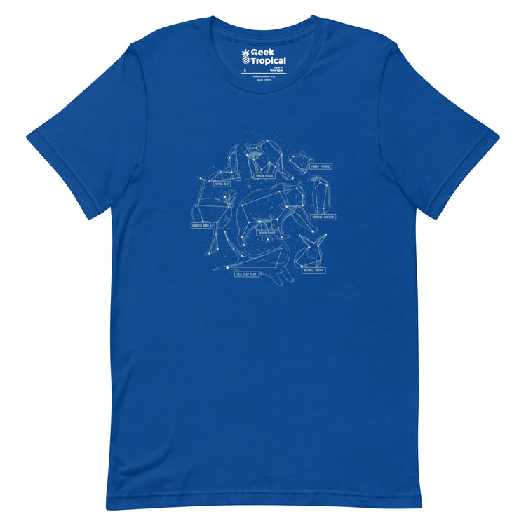 Silly Animals Constellations T-Shirt Geek Nerd Animal Patterns Design by Tobe Fonseca FLOW DESC WRITING